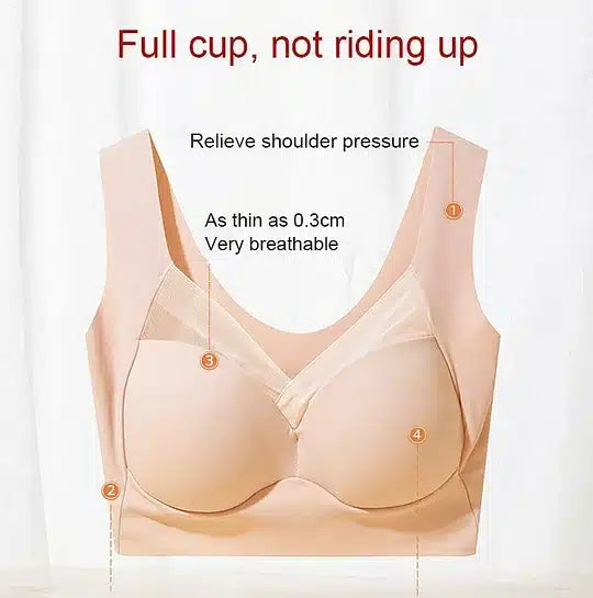 🔥Fashion Deep Cup Bra🔥Summer sexy Push Up Wireless Bras (Size runs the same as regular bras)